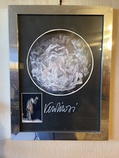 UMBERTO VERDIROSI QUADRO COLLAGE AUTOGRAFATO Anni 80 Vintage CORNICE MTL