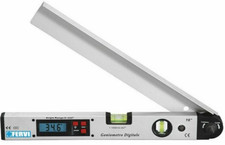 GONIOMETRO ELETTRONICO LIVELLA DIGITALE SQUADRA 2 FIALE MISURAZIONE ANGOLI GRADI