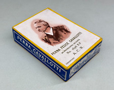 SCATOLA PENNINI ANTICA PENNA FELICE CAVALLOTTI N. 1898 EF ACN - MAI APERTA