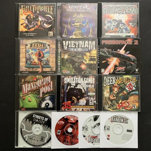 Vintage rom games - lot, of