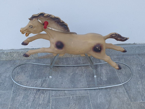 Cavallo dondolo anni 60 - a,