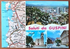 Greeting postcard from Guspini