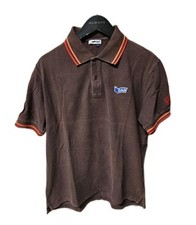 Polo Ufficiale Gas Honda Hrc Brown Marrone Taglia Large 100% Cotone