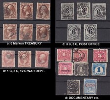 USA vari dipartimenti timbrati