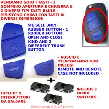 Buttons For Key Case Fiat