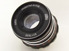 Industar-61 L/D f2.8/55mm Russian M39 Lens for RF 35mm Camera Zorki Leica FED