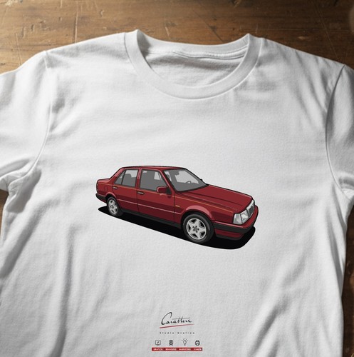 Shirt auto vintage lancia - auto,