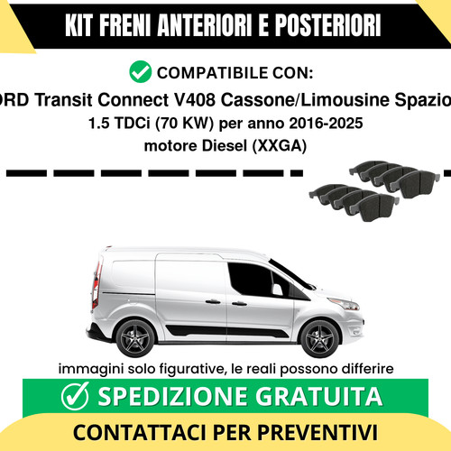 Pastiglie freno ant - freno, +