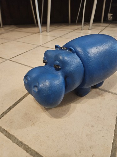 Ippopotamo blu lines - blu, 90
