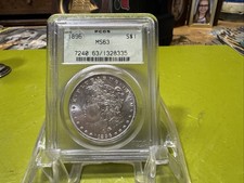 1896 Morgan dollaro d'argento