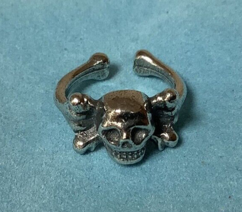 Anello pirata peltro teschio - pirata, e
