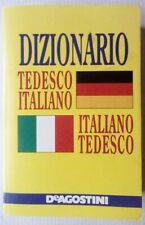 DIZIONARIO TEDESCO/ITALIANO ITALIANO/TEDESCO- DE AGOSTINI 1996 FORMATO TASCABILE