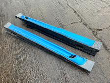 Coppia di minigonne originali MINI John Cooper Works JCW in laser blu metallizzato R56