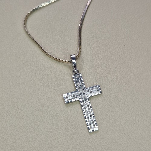 Collana croce chiave - , greca