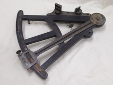 Antico ottante marinaio in ebano e ottone XIX secolo