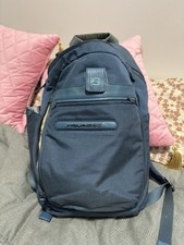 PIQUADRO zaineto porta pc porta ipad in tessuto e pelle