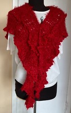 Sciarpa scialle donna lavorato