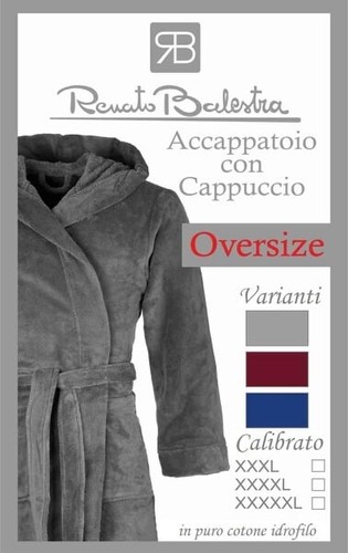 Accappatoio oversize renato - oversize,