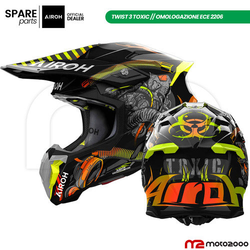 Casco airoh twist rainbow - casco,