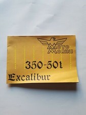 Moto Morini Excalibur 501-350 2° serie manuale uso originale owner's manual