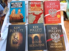 BLOCCO DI 6 LIBRI  TUTTI DI  :  ' KEN FOLLETT  '   !!!!