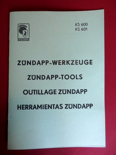 Zündapp ks600 ks601 catalogo - zündapp, ks600/ks601