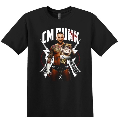 Shirt punk wrestling nera - cm,