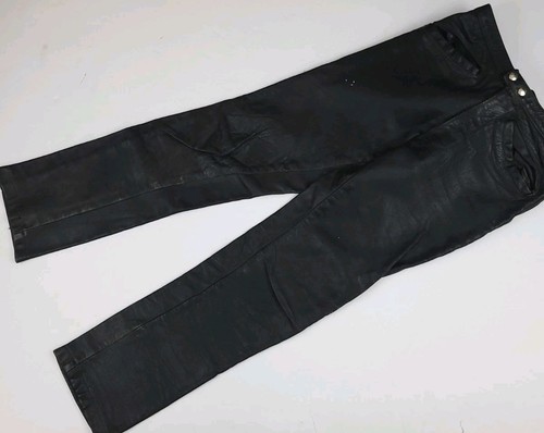 Pantaloni moto pelle vintage