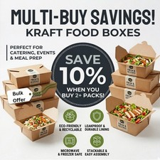 Kraft Scatole per Pasti