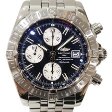 Orologio usato da uomo BREITLING Chronomat Evolution A13356 blu #95330