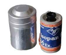 Antique Agfa Isopan Metal Box