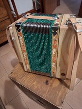 Organetto  2 bassi in abete e