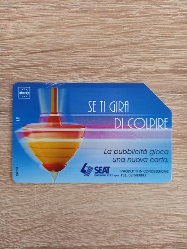 Scheda carta telefonica ti - carta, se