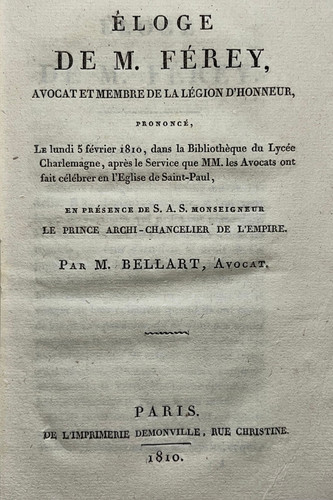 Eloge francois placide nicolas - eloge,