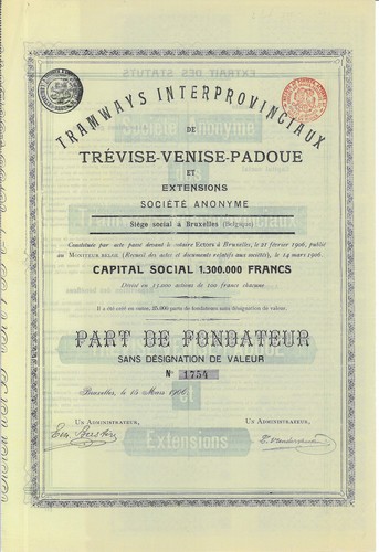 Tranmways interprovinciaux - tranmways,