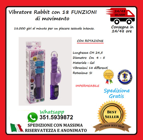 Vibratore rabbit doppio - rabbit,