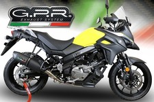 Scarico GPR Suzuki V-Strom Dl 650 2017/2020 e4 Furore Evo4 Nero Omologato