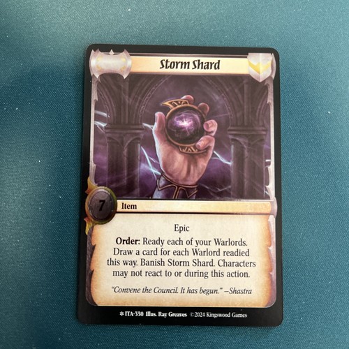 Warlord tcg legendary foil - warlord,