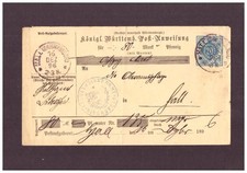 Vaglia postale Württemberg -
