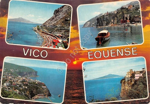 Cartolina vico equense vedute - vico,