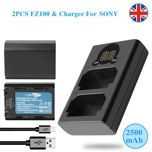 Batteria fz100 per sony - 2x,