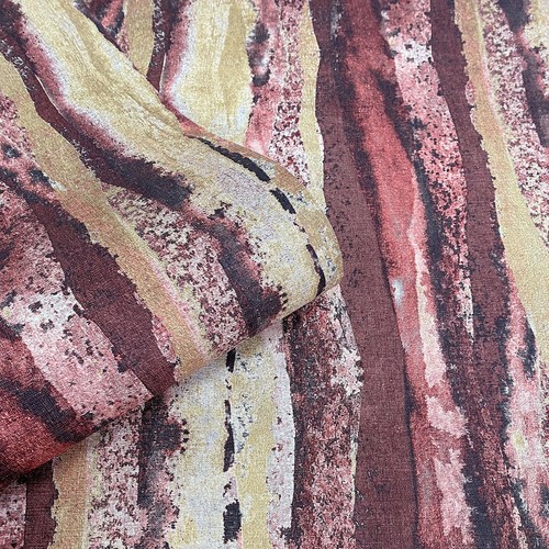 Righe rosso carta parati - righe, da