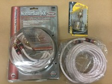 Monster Cable MonsterBass 400 cavo subwoofer 18 piedi NOS e parte audio