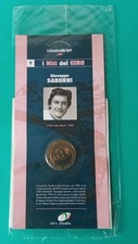 I MITI DEL GIRO 9 • Giuseppe Saronni (2004) MONETA + Figurina - BRAND NEW