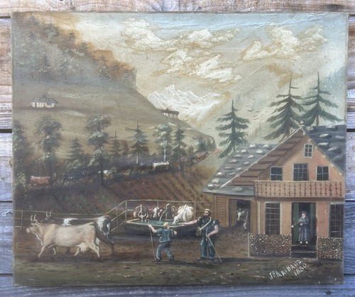 Suisse valais peinture art - suisse,