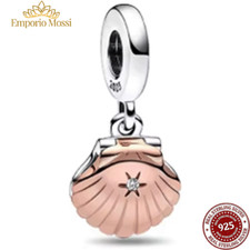Charm Conchiglia che si Apre Argento S925 (Tipo Pandora)