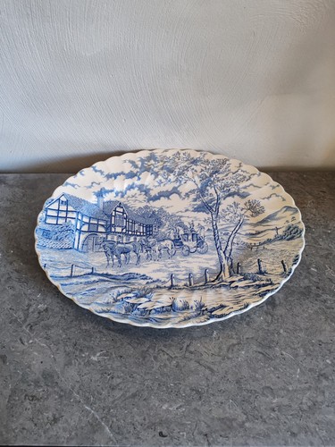 Ancien grand plat - ovale, myott