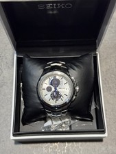 Seiko Coutura Calendario Perpetuo Cronografo Solare SSC787P9 Ottimo 