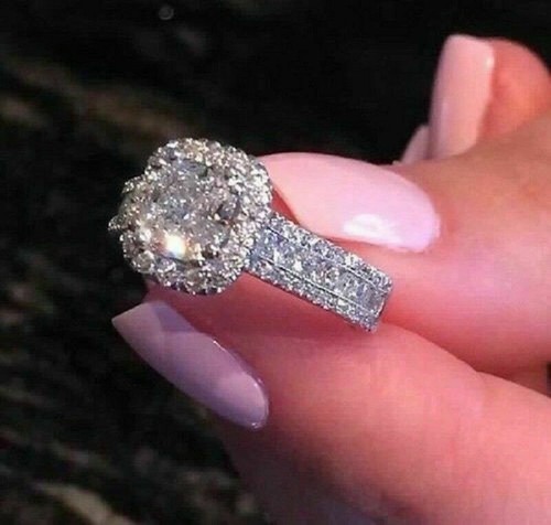 Anello fidanzamento taglio - anello,