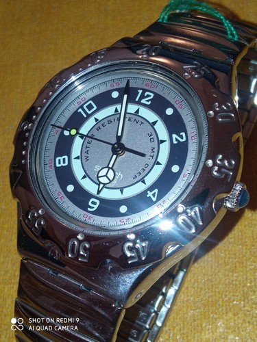 Swatch irony scuba 1995 - irony, green